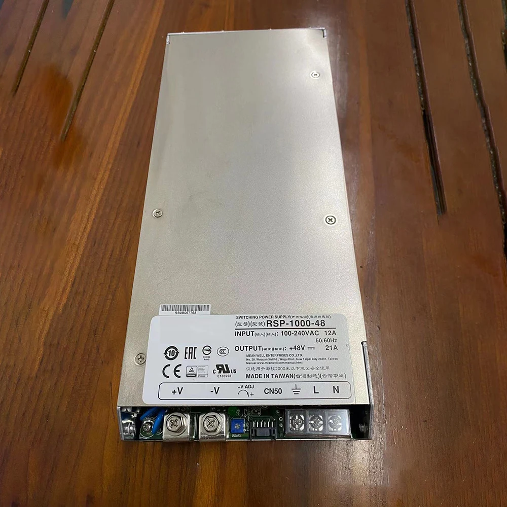 Qenuine 초박형 스위칭 전원 공급 장치 RSP-1000-48 48V 21A 1000W