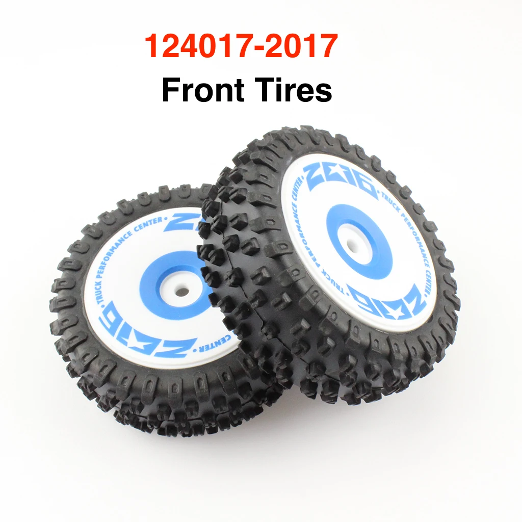 Front and Rear Wheel Tire Tyre for Wltoys 144001 144010 124016 124017 RC Car Upgrade Parts Spare Accessories 5