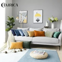 Cushion Cover Velvet Lumber Pillow Home Sofa Pillow Cover For Bedroom Decoration Cojines Rectangular Chair Seat Cushions 30x50cm 2