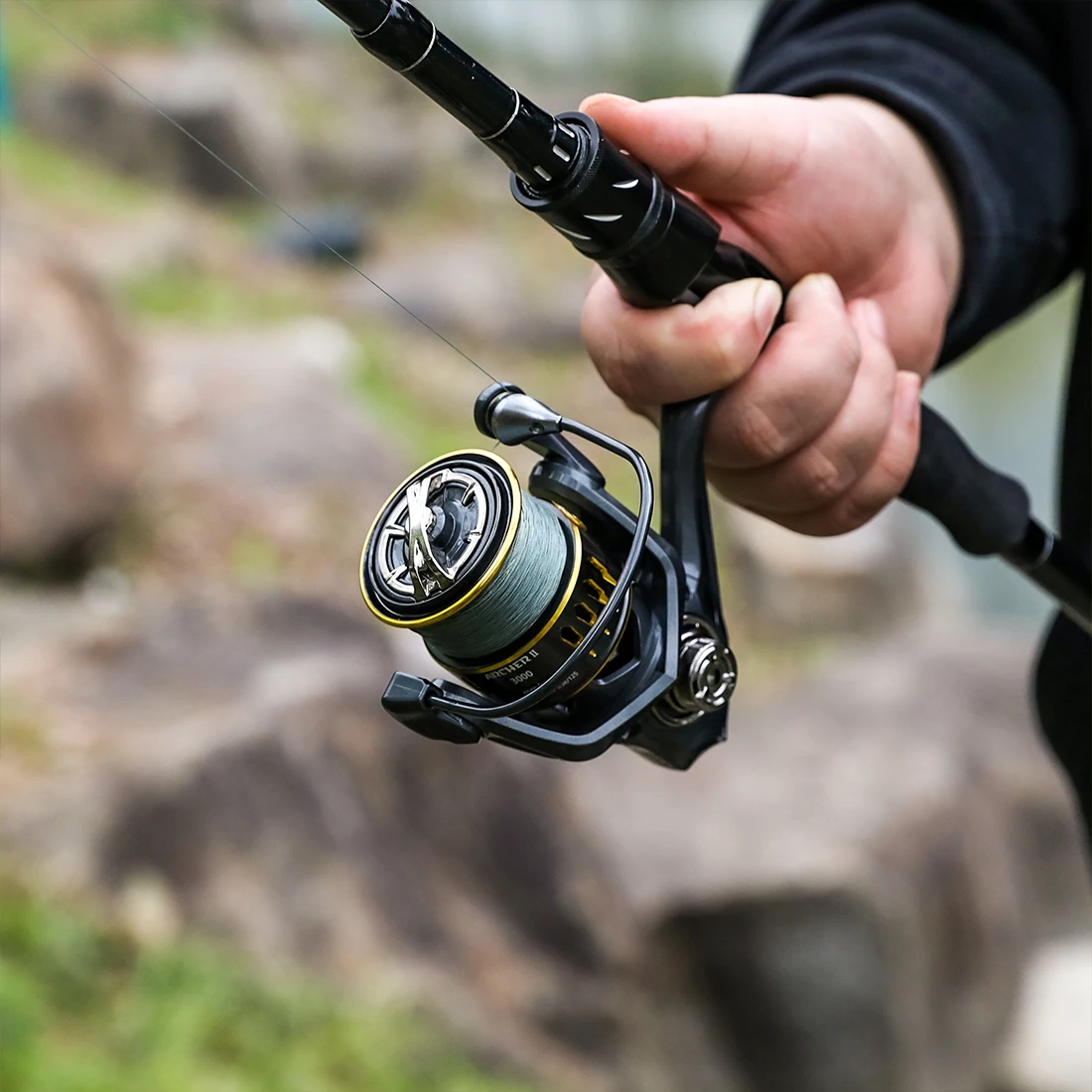 SeaKnight Brand ARCHER2 Series Fishing Reel 5.2:1 4.9:1 MAX Drag Power  28lbs Aluminum Spool Fish Alarm Spinning Reel 2000-6000