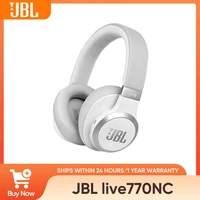 JBL Live 770NC Wireless Over-Ear Headphones with True Adaptive Noise Cancelling, Smart Ambient, Up to 65 Hours Battery