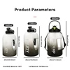 3 Liter Sports Water Bottle With Handle Large Capacity Fitness With Scale Gradient Kettle Outdoor Plastic Portable Water Bottle 3