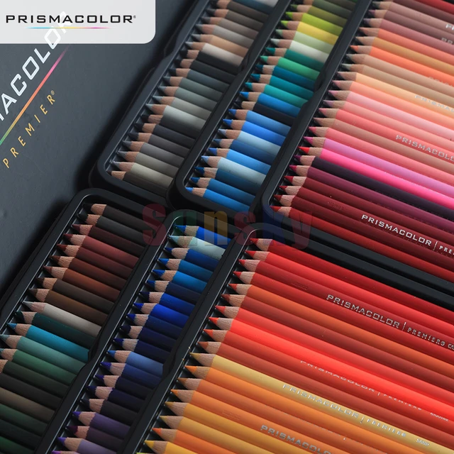 New Original 24 48 72 132 150 Prismacolor Premier Oil Color Pencil Sanford  Hand Drawing Sketch Pencil Art School Supply Tin Box - Wooden Colored  Pencils - AliExpress