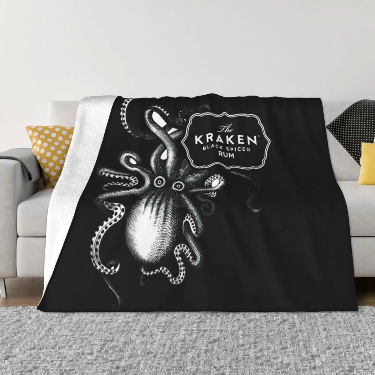 Coperte Per Coperte Kraken Rum Per Coperta Decorativa Da Letto Coperta Personalizzata