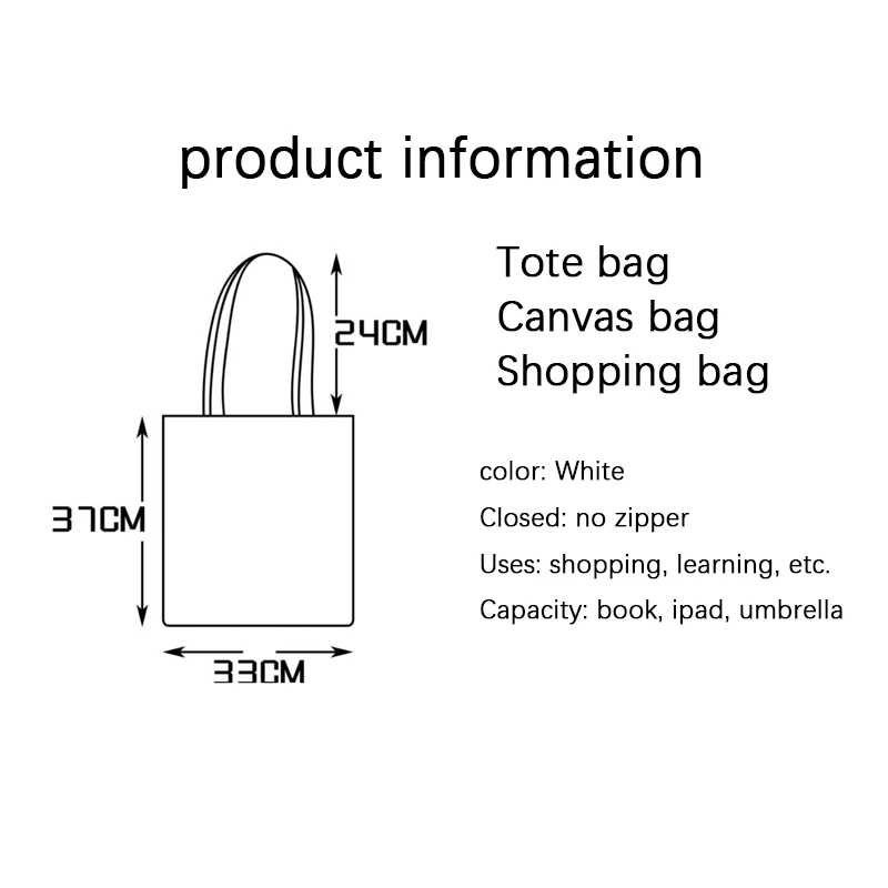 Customized Women Tote Bag with Print Logo Custom Your Pictures Fashion Canvas Shopping Shoulder Bags Drop Shipping 5