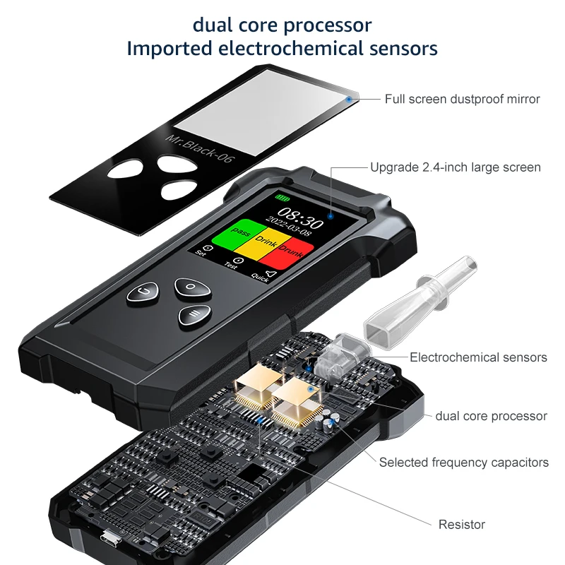 ZW breath alcohol tester alcohol detector
