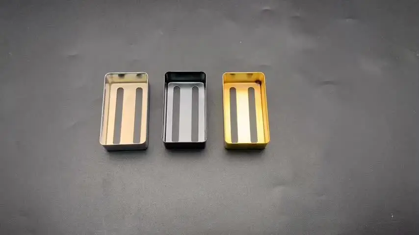 Wilkinson Série M Céramique Mini Humbucker Micros Manche Et Chevalet Set Pour Les Paul/Fire-bird Guitare électrique, Chrome