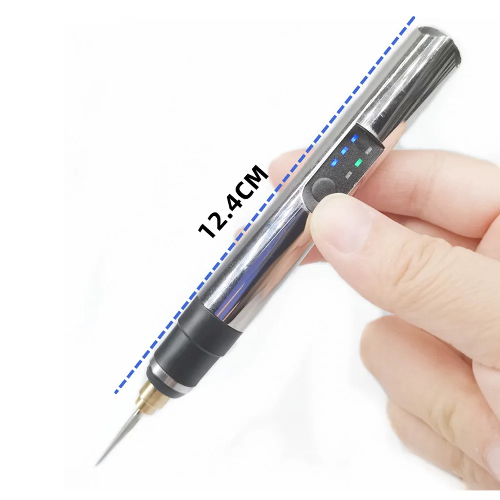 Electric Engraver Etching Pen Rechargeable Mini Drill Carving Pen 3 Gears  Adjustable DIY Power Tools for Ceramic Metal Plastic