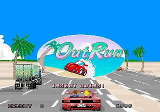 Out Run Scheda Di Gioco Md A 16 Bit Per Console Sega Megadrive Genesis A 16 Bit