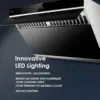 30" Range Hood Unique Side-Draft Design for Under Cabinet or Wall Mount Modern Kitchen Vent Hood Powerful Motor 6
