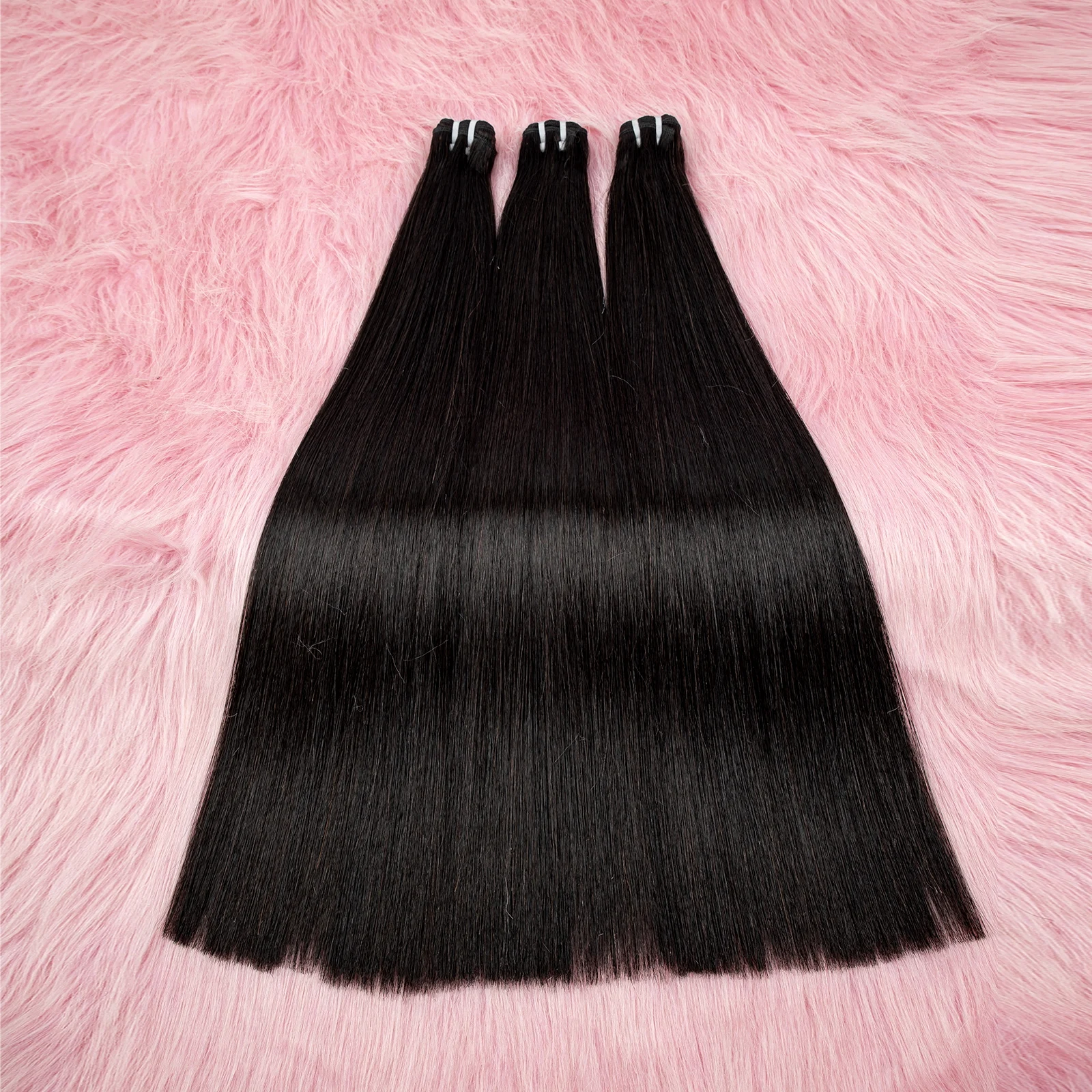 16A Double Drawn 1BT4 Ombre Vietnamese Bone Straight Human Hair Bundles 100% Unprocessed Raw Virgin Hair Extensions for Women