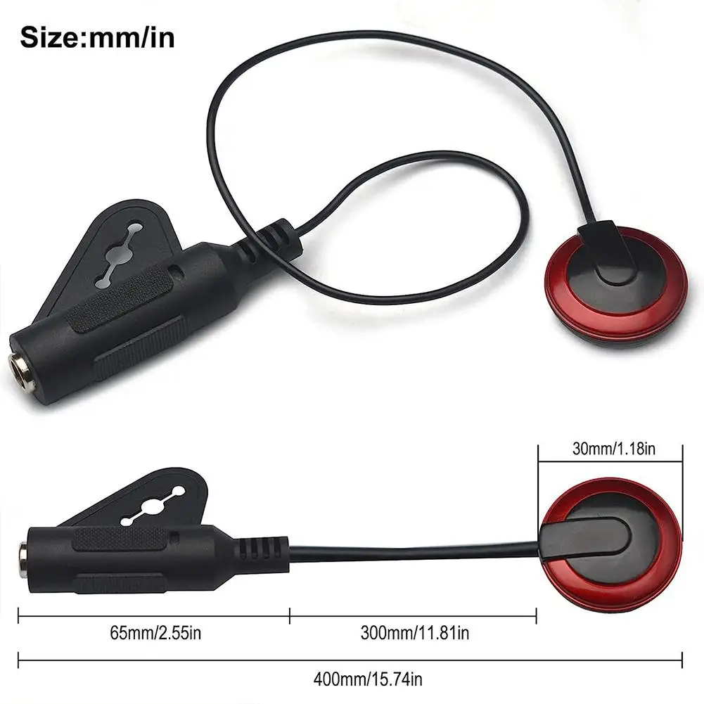 Piezoelectric Contact Microphone Pickup Violin Microphone Pickup Cello Ukulele Mandolin Guitar Contact