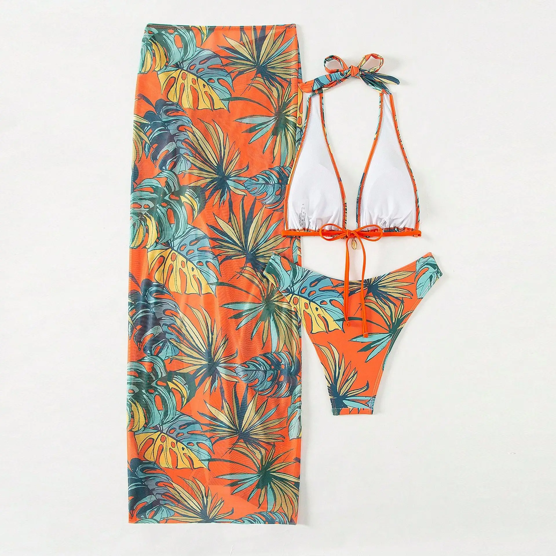 New Tropical Print Swimsuit - Material composition
