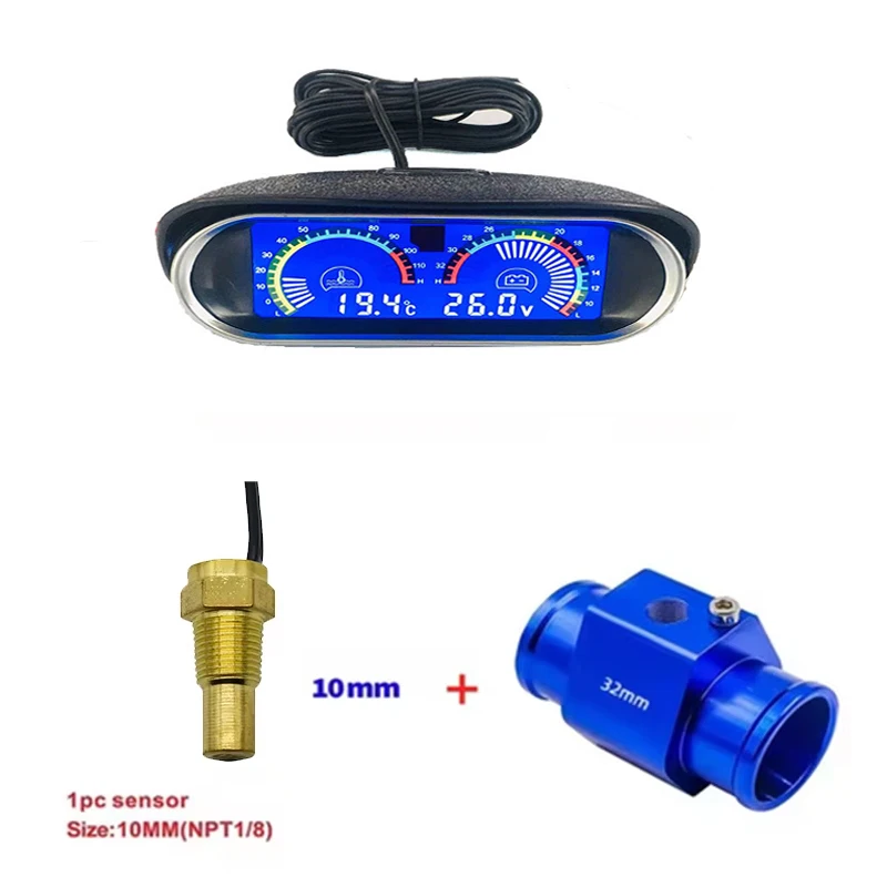 ตัวเลือกสินค้า เครื่องวัดอุณหภูมิน้ำดิจิตอล 24V พร้อมเซ็นเซอร์ 1/8NPT