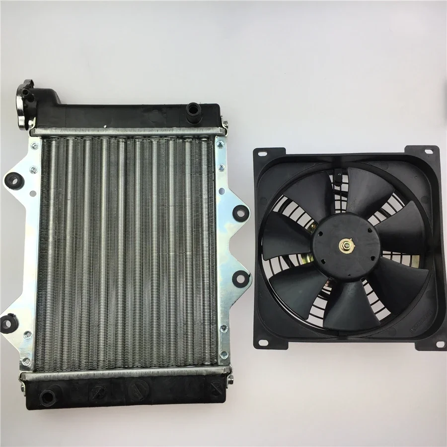 

Motorcycle Parts Water Cooled Engine Motorcycle Water Tank Modified Circulating Water Tank Radiator Fan