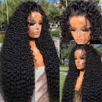 Perruque Lace Front 13x4 en Cheveux Humains, Densité 200, Bouclée Jerry, Pré-épilée avec Cheveux Naturels Brésiliens Vierges pour Femmes 3