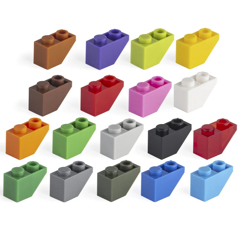 100G Building Blocks Technical Moc Parts Slope Invertito 45 ° 2X1 Slope Anti-Bevel Bricks Compatibile Con 3665 Giocattoli Fai Da Te Per Childr