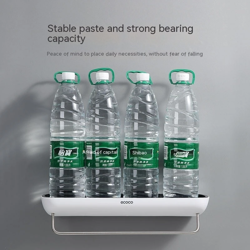 Bathroom Shelf Toilet Washstand Wall Shelf Storage Rack Bathroom Wall Hanging Punch-Free
