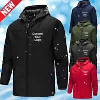 New men's Custom Your Logo Jackets Waterproof Windproof Breathable Jacket Men Fashion Outdoor Mountain&Hiking Softshell Jackets 1