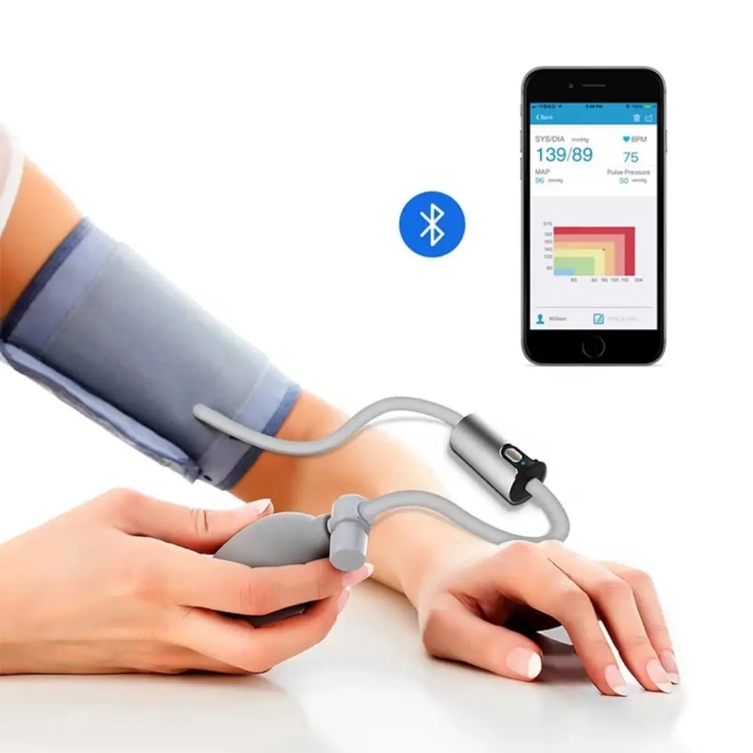 Bluetooth Portable Intelligent Blood Pressure Blood-oxygen Two-In-One Viatom BP1S Upper Arm Digital Rechargeable Sphygmomanomete