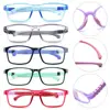 Children Boys Girls Eye Protection Computer Comfortable Eyeglasses Kids Glasses Ultra Light Frame Silicone 1