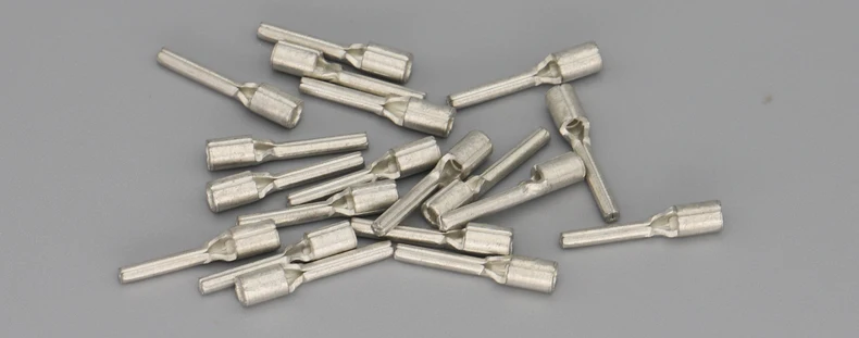 Description Picture 2 of itemPTN1.25/2/3.5/5.5/10/16/25/35/50 Brass Copper Electric Wire Cable Non Insulated Splice Lug Connector Needle Pin Crimp Terminal