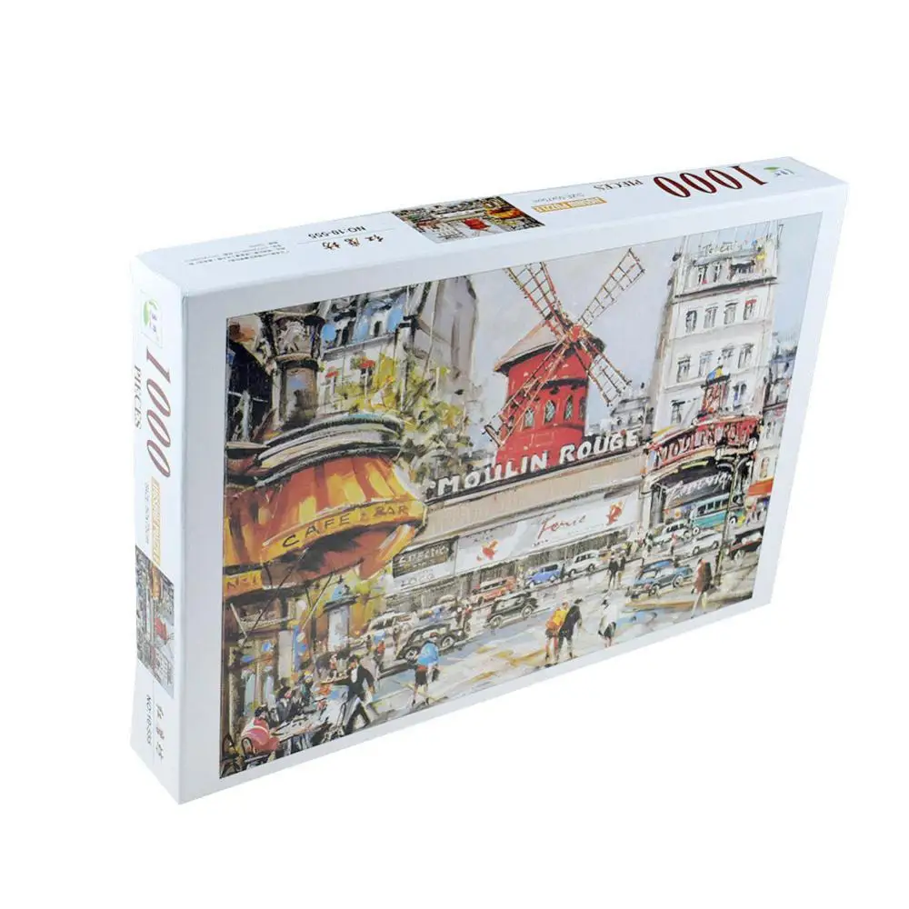Jigsaw Puzzles 1000 Pieces Famous Landscape Painting Art Puzzles Decompression Toys for Adults Family Games Home Decoration Gift 2
