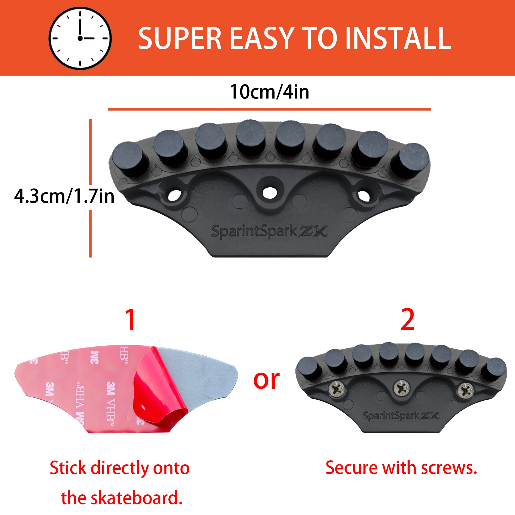 Skateboard Tailboard Accessories For SprintSparkZK Pro Skateboard skateboard accessories