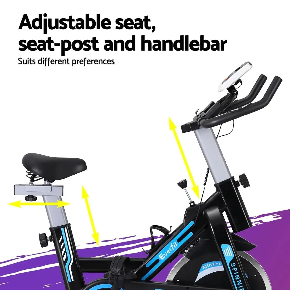 13KG Flywheel Fitness Spin Bike Exercise Bike 150kg Capacity Smooth Operation Quiet Performance Home Gym Equipment