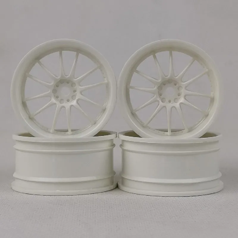 

4pcs 3mm Offset RC Car 1/10 Scale Plastic Wheels Rims Drift On Road Touring Racing Model Hobby