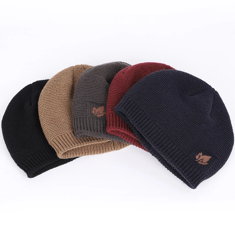 Winter Hat Men's Knitted Wool Beanies Hip-Hop Skullies For Women Unisex