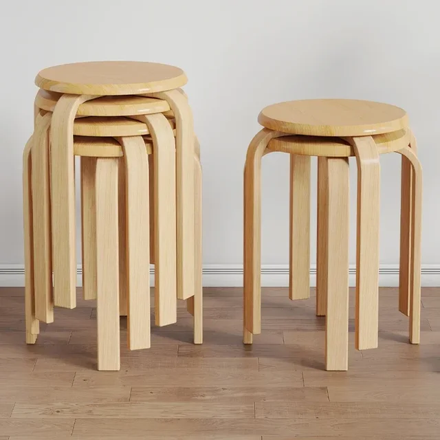 현대적 미니멀리즘과 편안함이 어우러진 모던 우드 다이닝 체어