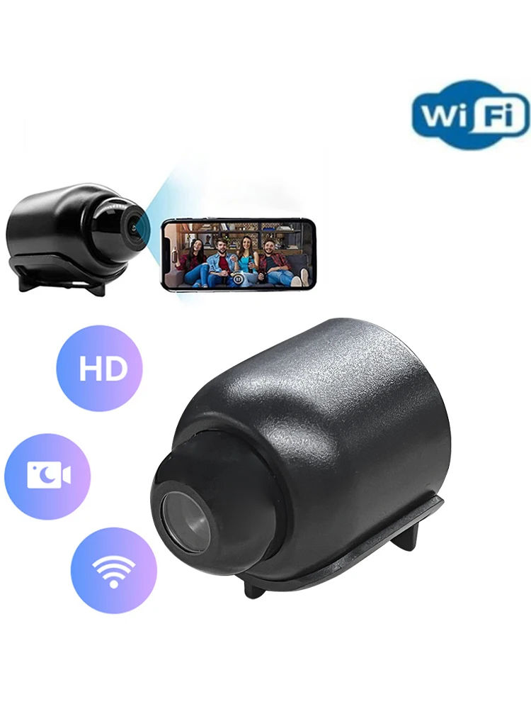 X5 Mini-Überwachungskamera 1080P, Nachtsicht HD Remote Wireless WIFI Kamera