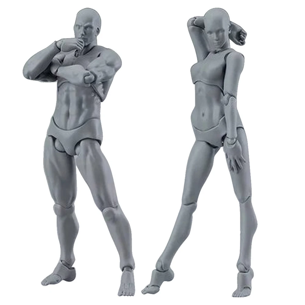 Manga artists Anime Figure Human Postures For Artists Man and Woman Human Mannequin Figure Model Drawing Figures Action Figure