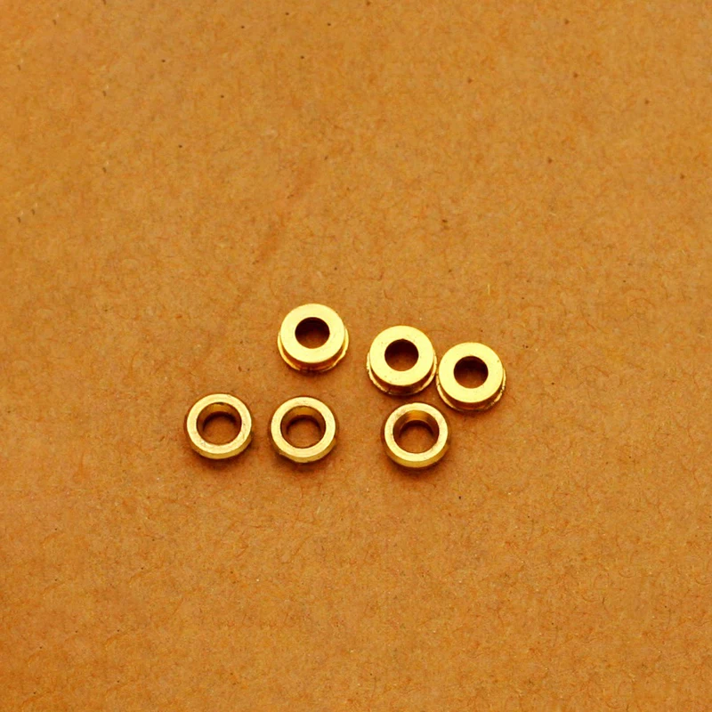 Tuerca de tornillo de tapa de remache de latón para cuchillos Victorinox del ejército suizo, piezas originales de cuchillo, 84MM, Bantam 0,2303, 0,2503, lote de 6 unidades