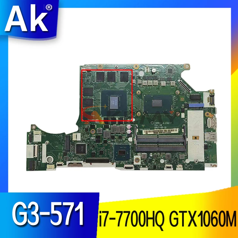 latest motherboard for desktop pc NBQ2B11001 NB.Q2B11.001 For Acer Predator Helios 300 G3-571 Laptop Motherboard C5PRH LA-E921P With i7-7700HQ N17E-G1-A1 100%Test most powerful motherboard