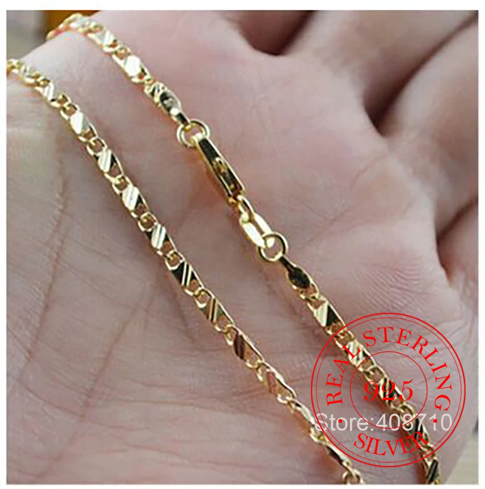 Gold Charm Figaro Chain