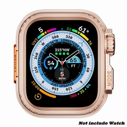 Sleek Metal Bumper Case with Protective Frame - 44mm - Series 6 5 4SE (Rose Gold)