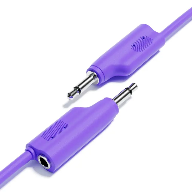ExcelValley 1 Piece Mono Stackable Patch Cables TS 3.5mm 1/8
