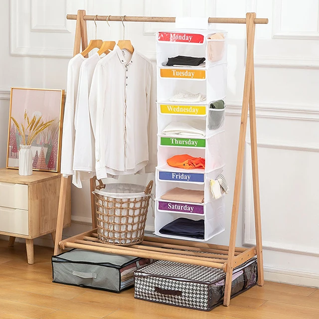 Dot Hanging Closet Shoe Storage, Dorm Closet Organizer