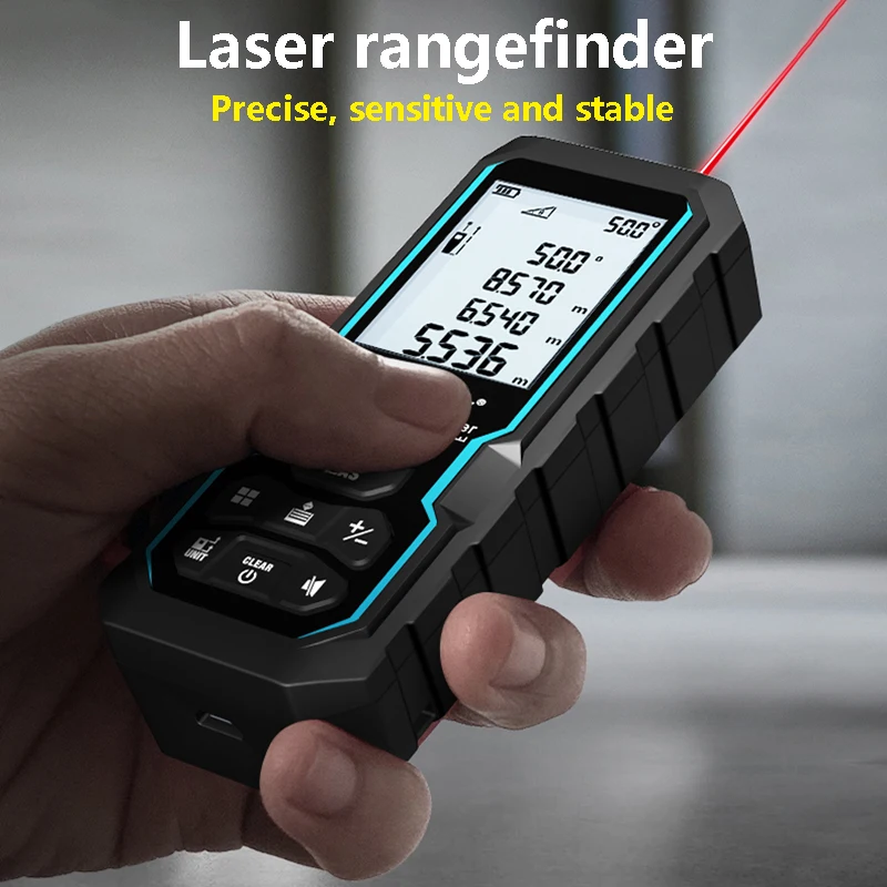 Battery Type Laser Rangefinder Surveying Equipment Digital Mesure