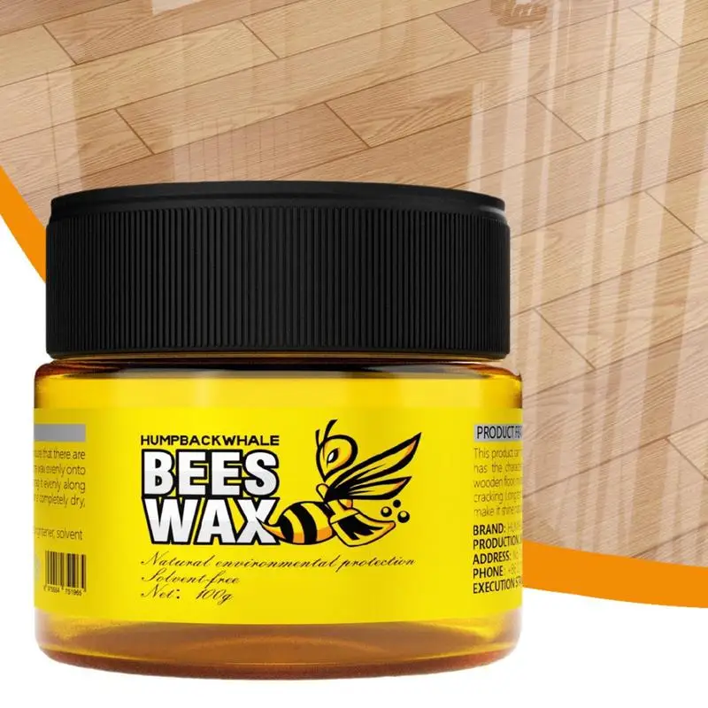 Beeswax For Wood Wood Furniture Polishing Beeswax Polisher Floor Polish Care Wear-Resistance Brighten Refill Wax For Home