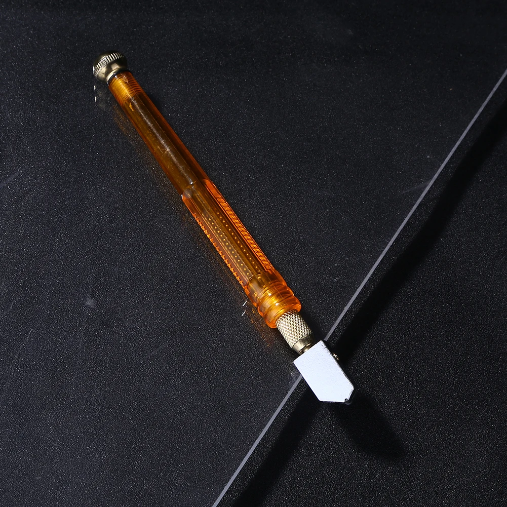 Glass Cutter Tile Glass Cutter 1pc 168mm Diamond Glass Cutter for 3-12mm DIY Tile Mirror Craft Cutting