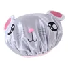 Double-layer children's cartoon waterproof shower cap Double-layer Children Cartoon Waterproof Shower Cap Cute Baby Bath Cap 3