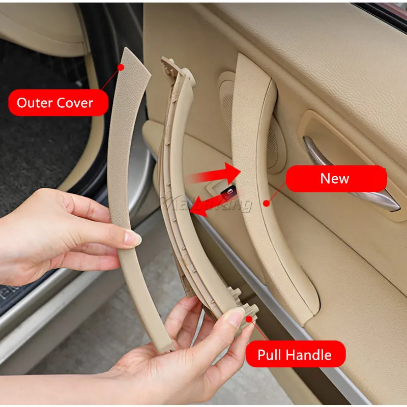 Car Styling Per Bmw Serie 3 E90 E91 E92 316 318 320 325 328 330 335 328I 320I Lhd Maniglia Per Porta Interna Trim 51417230852