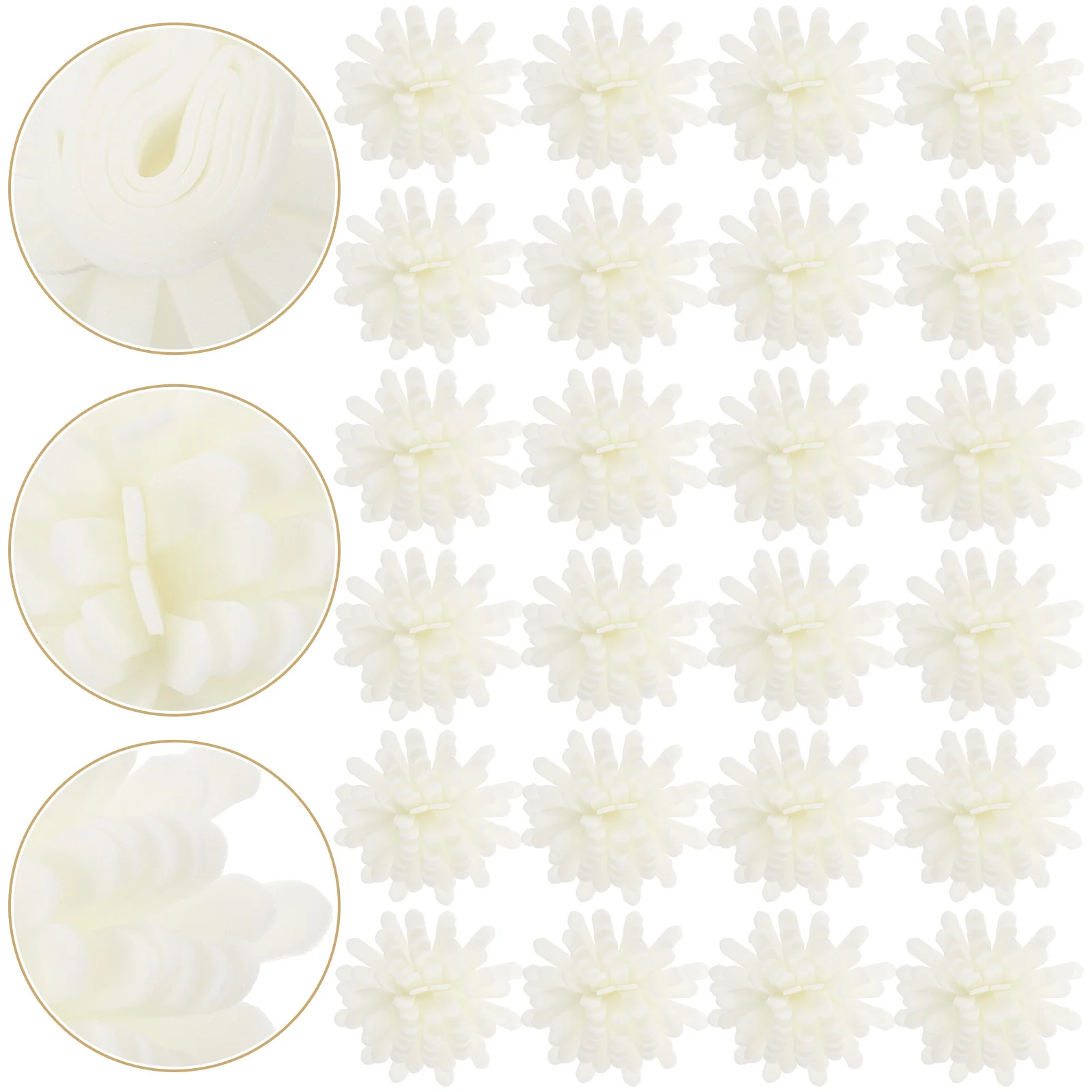 Aromatherapy diffuser desk 100 Pcs Mini essential oil flower Small office bathroom home decor sticks Practical design