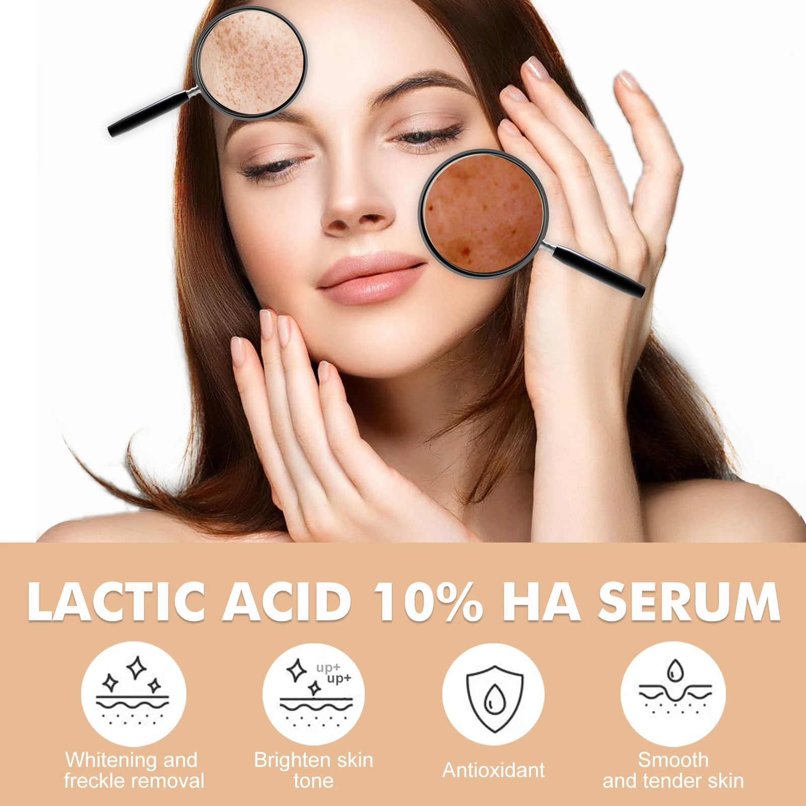 Lactic Acid Large Pores Removal Serum Fast Pore Shrinking Minimizing Essence Moisturizing Firming Smooth Repair Korean Skin Care 5