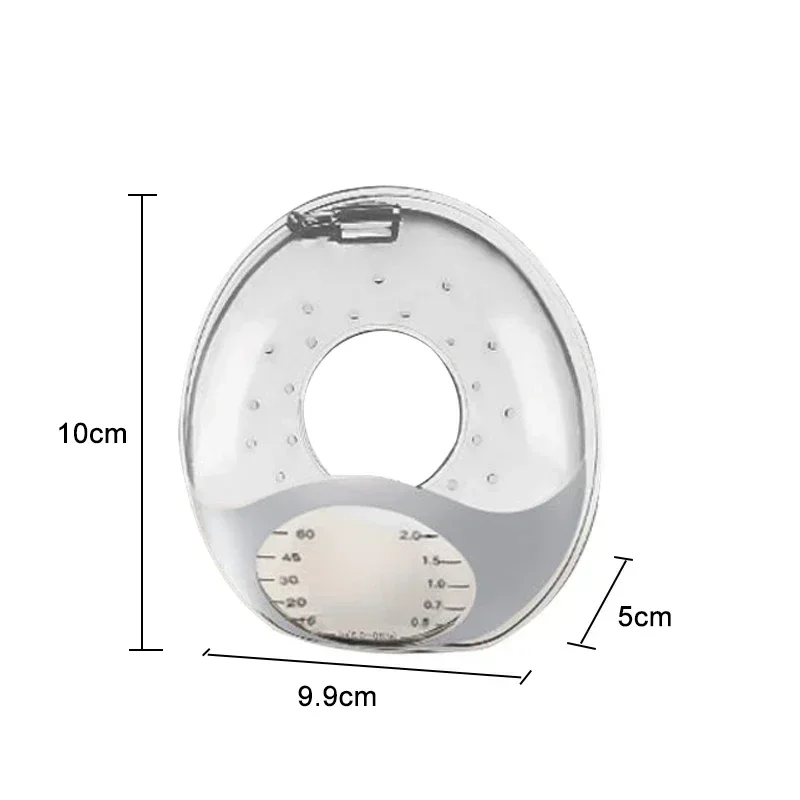 Silicone Mother's Milk Collector With Scale Wearable Anti Spill Breast Pads Nipple Pain Protector Maternity Breastfeeding 5
