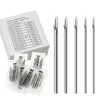 10/20/100PCS Sterile Piercing Needles Surgical Steel Body Piercing Needle Disposable 12G 14G 16G 18G 20G For Nose Lip Supply 1