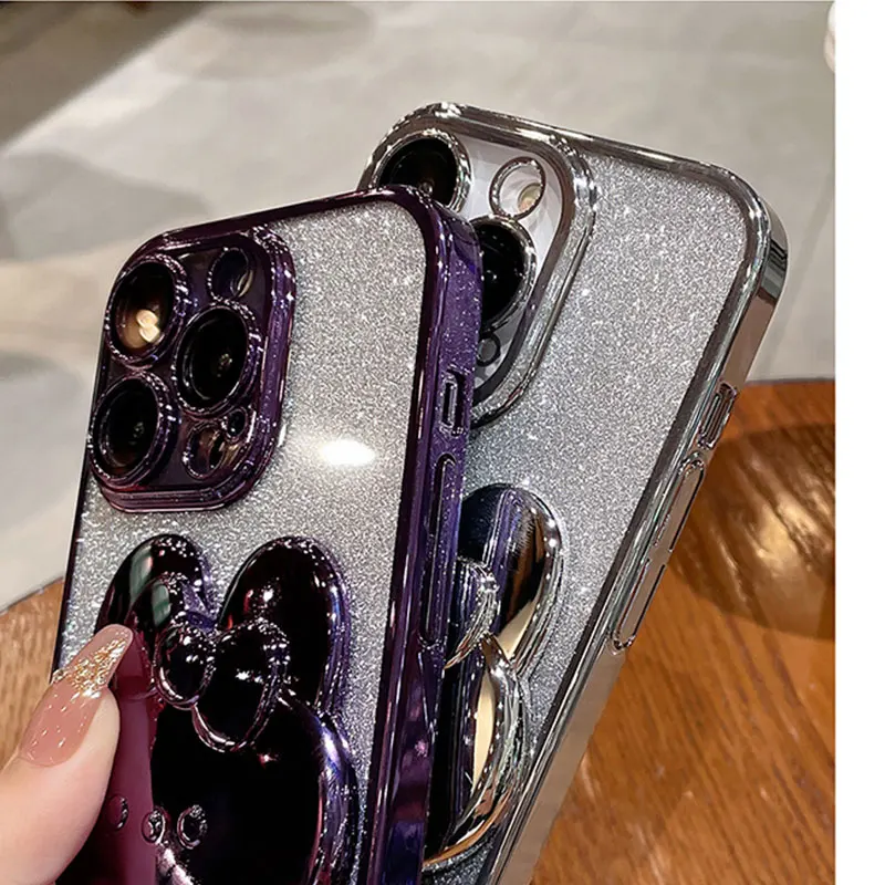 Honor 200 Lite Case Luxury Rabbit Mirror Stand Holder Cover